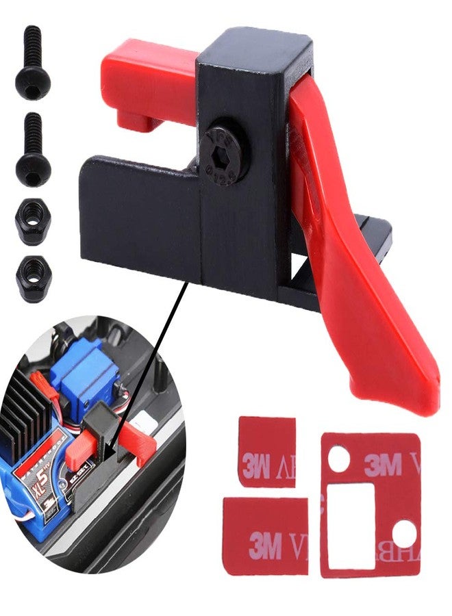 XIND ELE. ESC Easy Start Trigger Power Switch Kit for TRX4 1/10 RC Trail Crawler Truck Accessory - Image 1